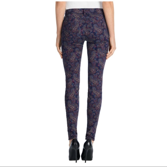J BRAND ECLIPSE PAISLEY JEANS - Picture 4 of 4